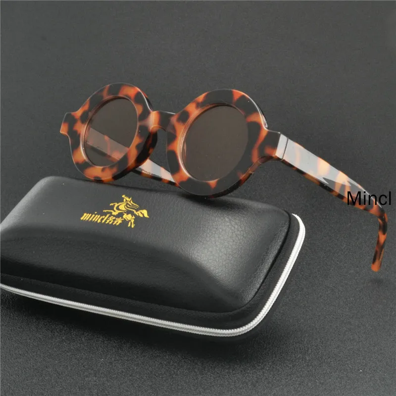 Винтажные Круглые Солнцезащитные очки leoapred женские брендовые дизайнерские