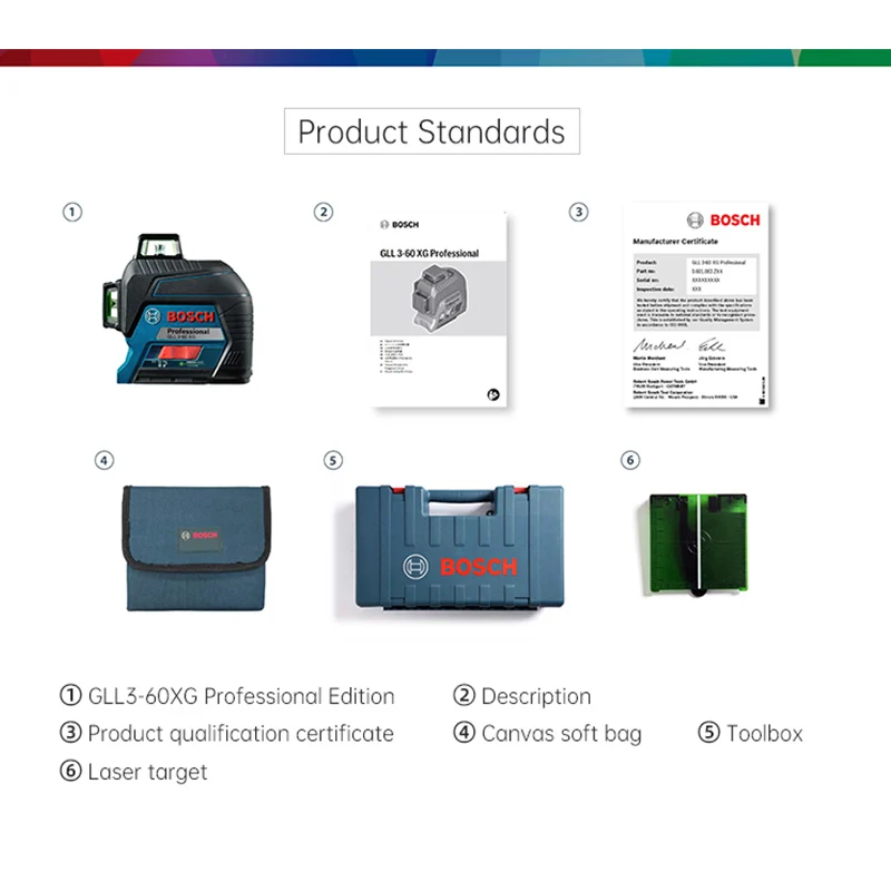 Лазерный уровень Bosch зеленый самонивелирующийся нивелир с вертикальными и