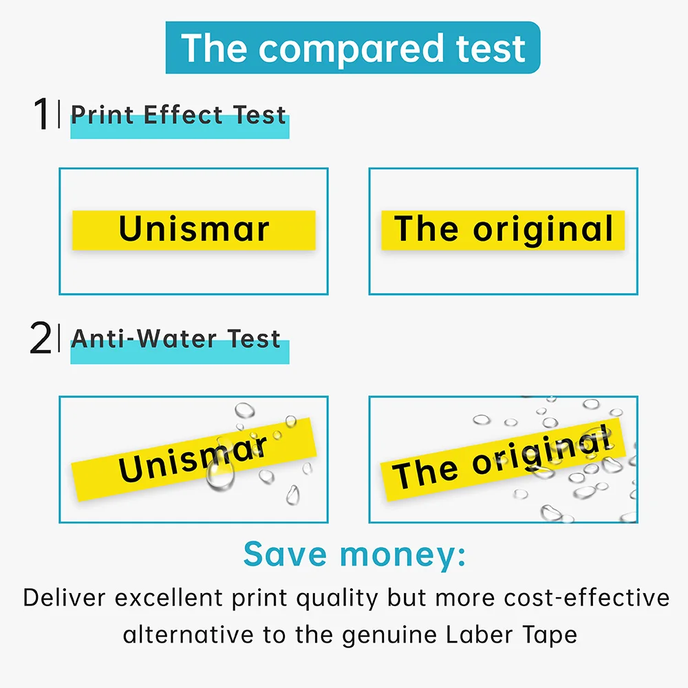 Ламинированная лента Absonic 9 мм TZ черный на зеленом цвете принтер для маркировки