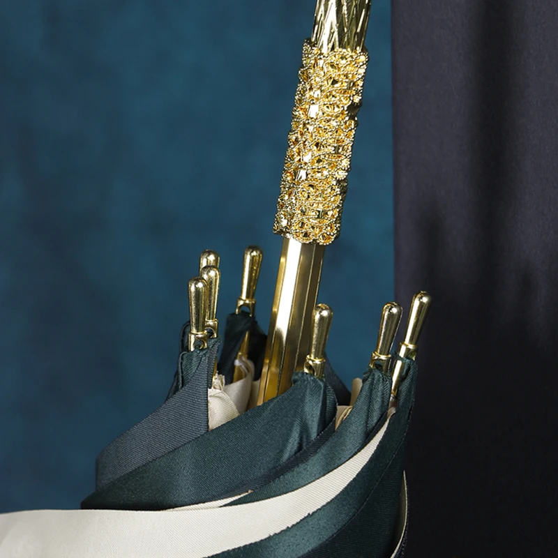 Зонт с длинной ручкой однотонные креативные женские зонты светильник легкие