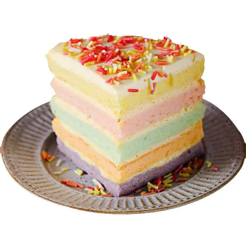 6/8 дюймовая антипригарная Силиконовая Круглая Радужная форма для торта выпечки