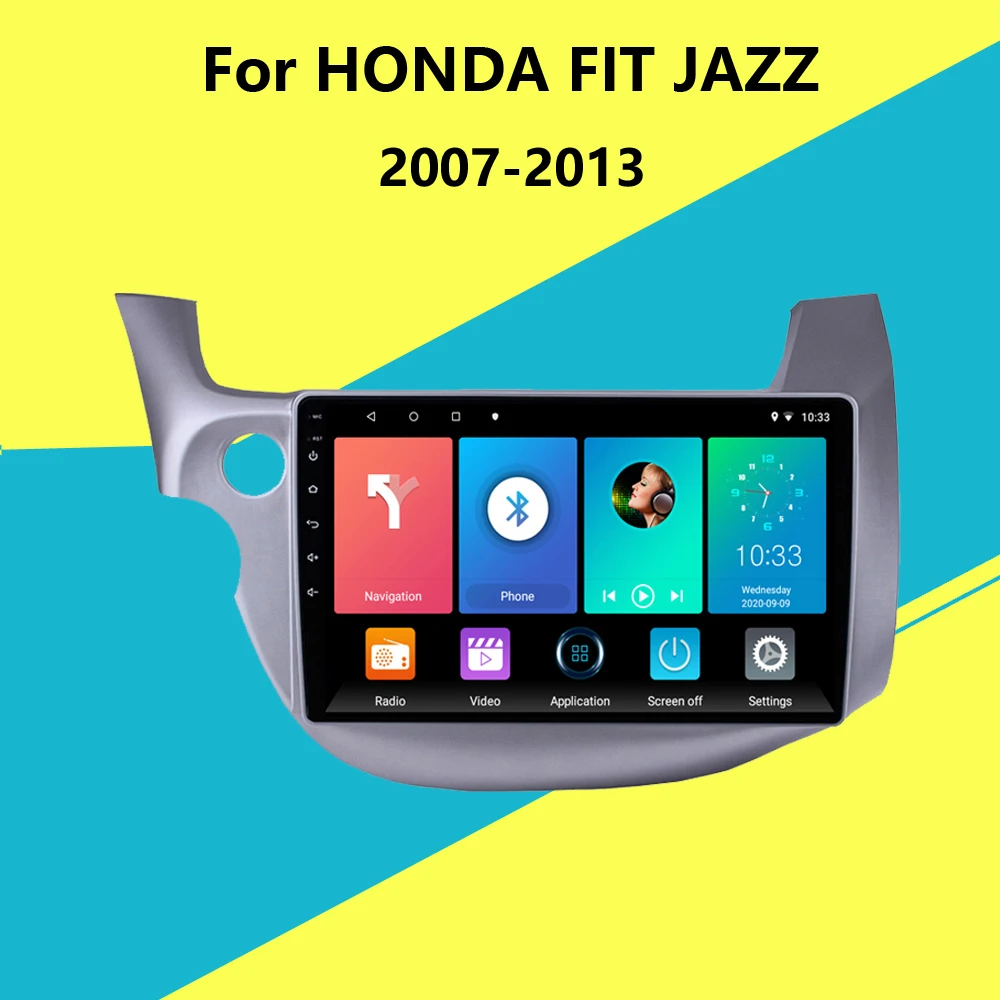 2 din 10 1 &quotАвтомобильный мультимедийный плеер Android WIFI GPS Авторадио для HONDA FIT JAZZ 2007