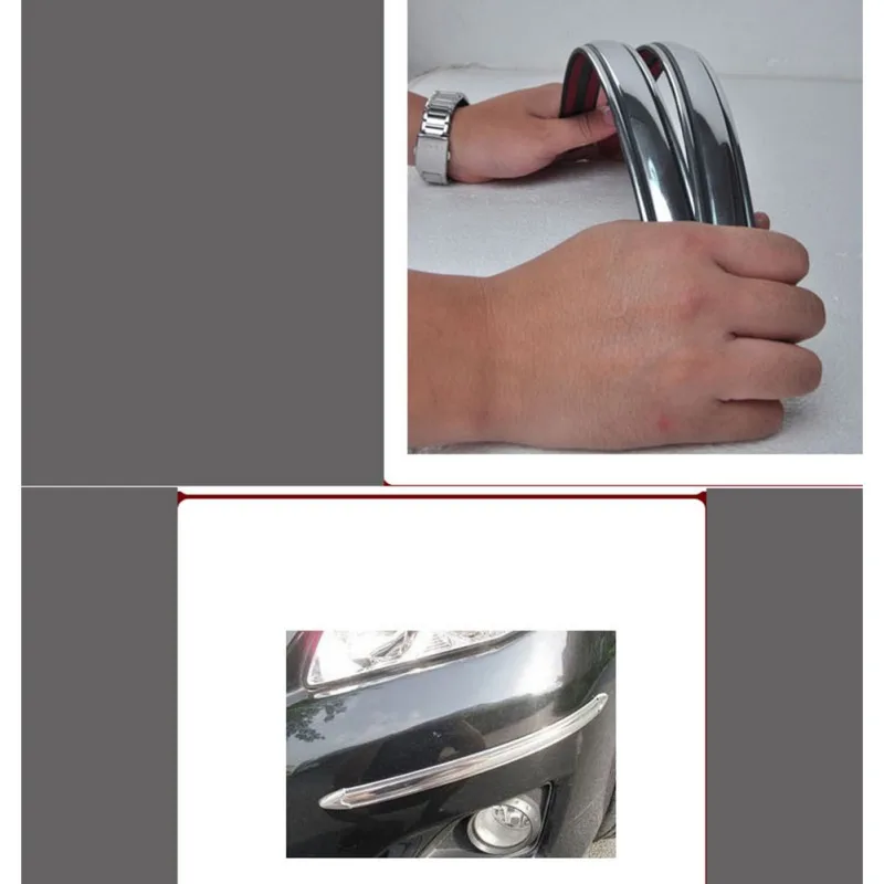 4 шт./компл. Автомобильная Противоударная полоса защита Бампера бампер