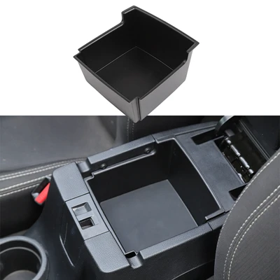 Armrest storage SHINEKA укладка для Jeep Wrangler JK 2011- ABS автомобильный ящик для хранения комплект для органайзера аксессуары для Jeep Wrangler JK - Название цвета: Armrest storage