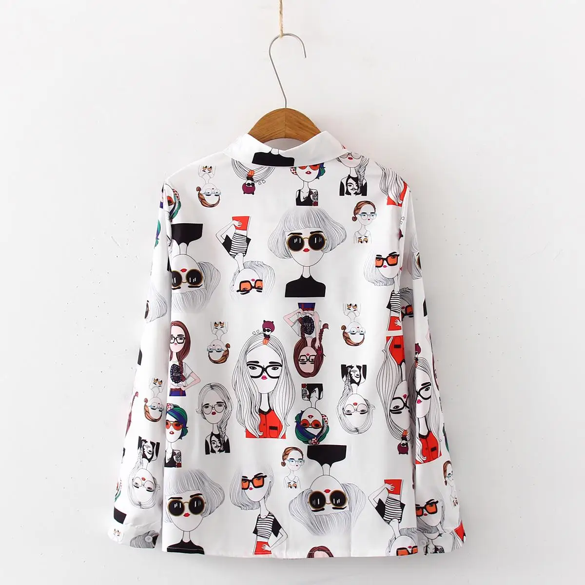 Женские топы с мультяшным принтом в стиле Харадзюку уличная одежда блузка