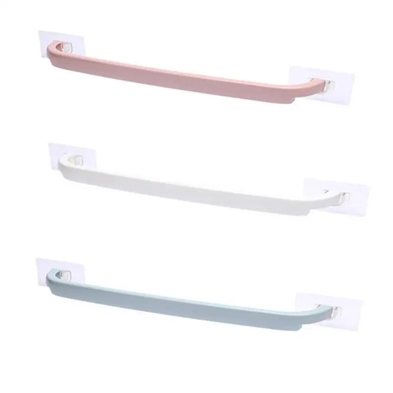 Самоклеющаяся настенная полка для ванной комнаты вешалка полотенец держатель