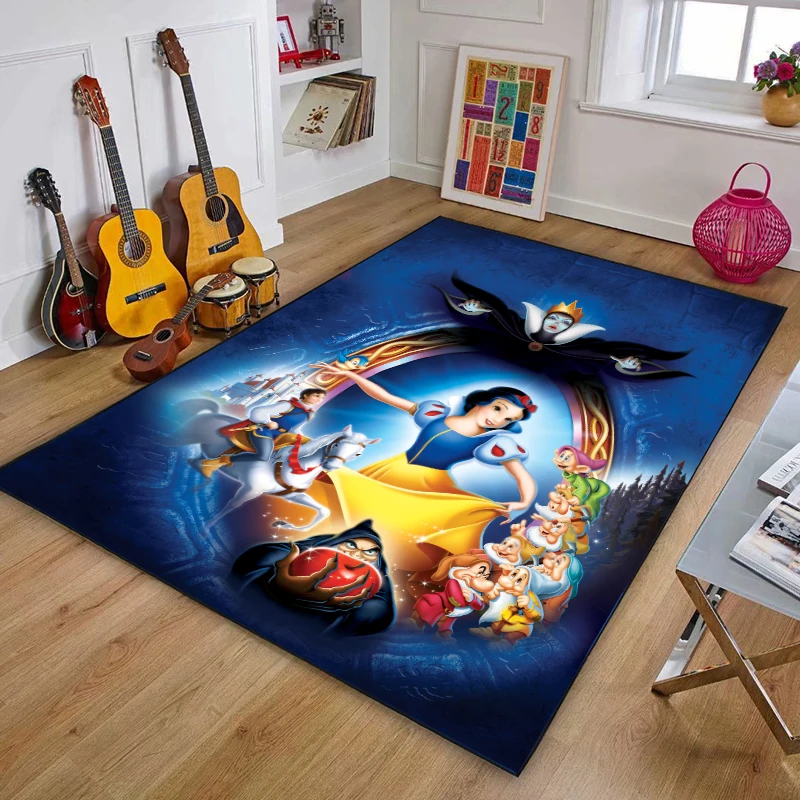 

Gift for Daughter Children Disney Princess Bay Window Tatami Cloakroom Floor Mat Birthday Gift Children Living Room Floor Mat
