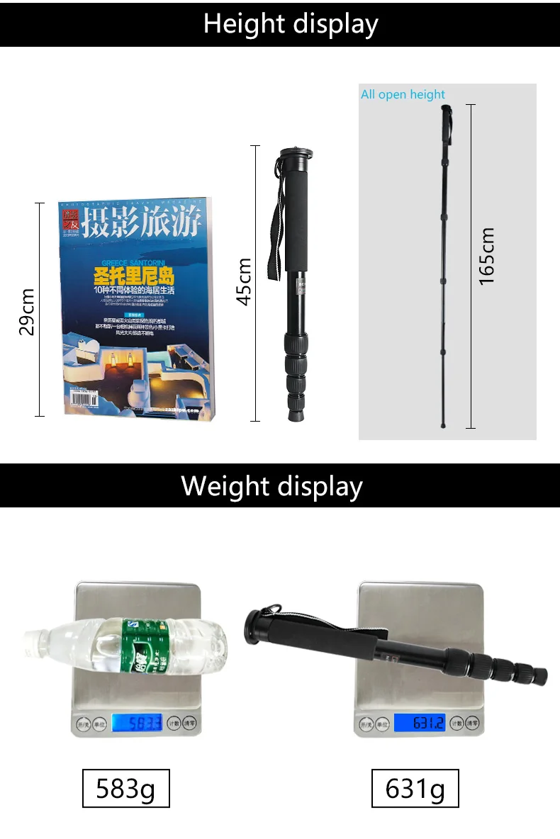 MAS325 камера монопод для видео штатив монопод портативный профессиональный монопод дорожный алюминиевый для Canon Nikon sony DV dslr камера