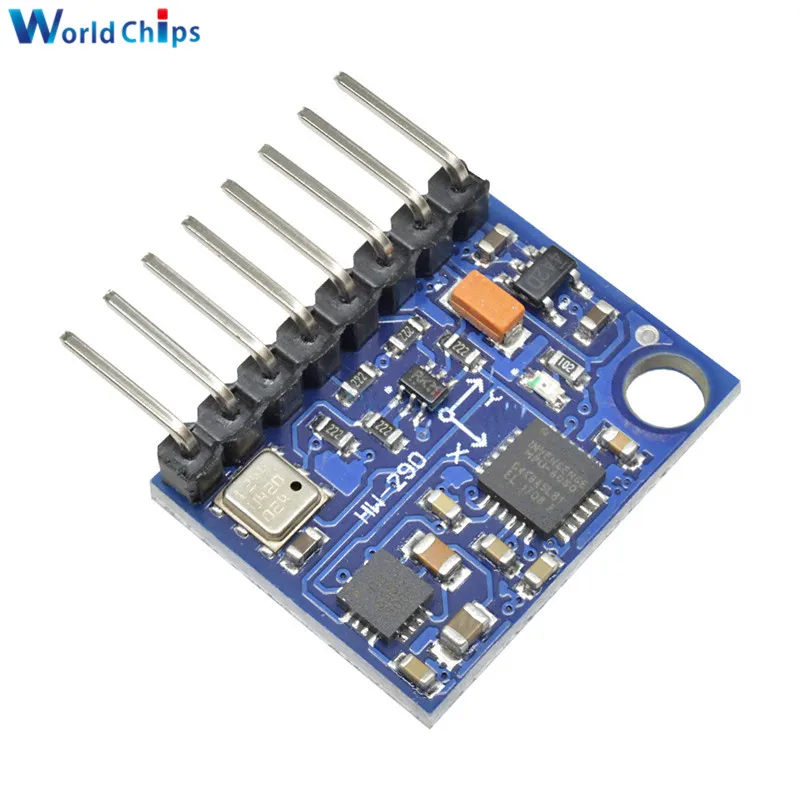 Φ 10DOF модуль MPU6050 HMC5883L BMP180 GY87 платы датчика мощность 5 В для Arduino высокая
