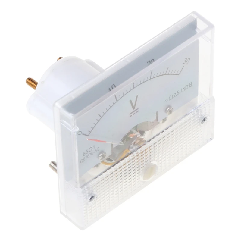 85C1 DC Аналоговая Панель вольтметр измеритель напряжения механический |