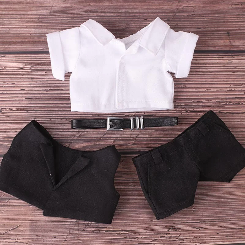 Traje de chaleco negro de 20cm, ropa de mu&ntilde;eca Xiao Zhan, ropa de mu&ntilde;eca, respaldo de marca, mismo p&aacute;rrafo que Xiao Zhan-5