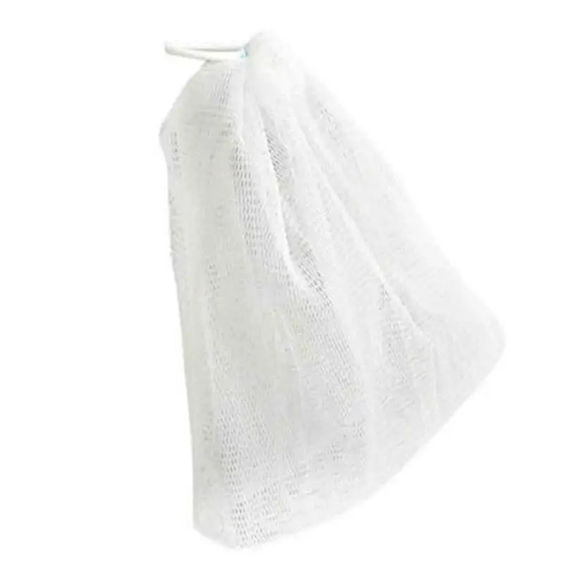 Шляпа Форма пенящаяся сетка для стирки лица Мыло Ванна Душ пузырьковая