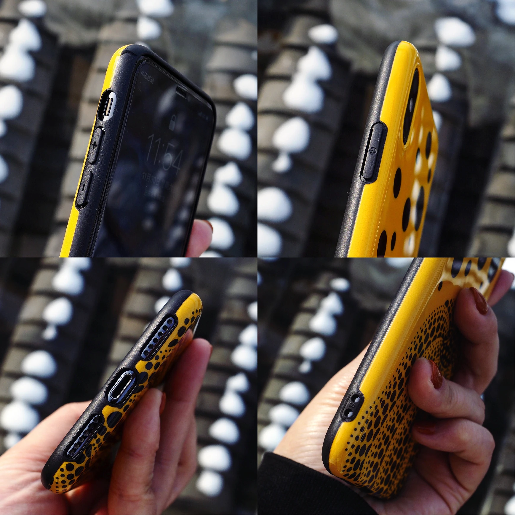 Yayoi Kusama Pumpkin Iphone Art Case iphone 13/12 7 8 Plus X XR XS MAX 11 Pro MAX SE 2020 Gridding Protection Anti-fall Shell