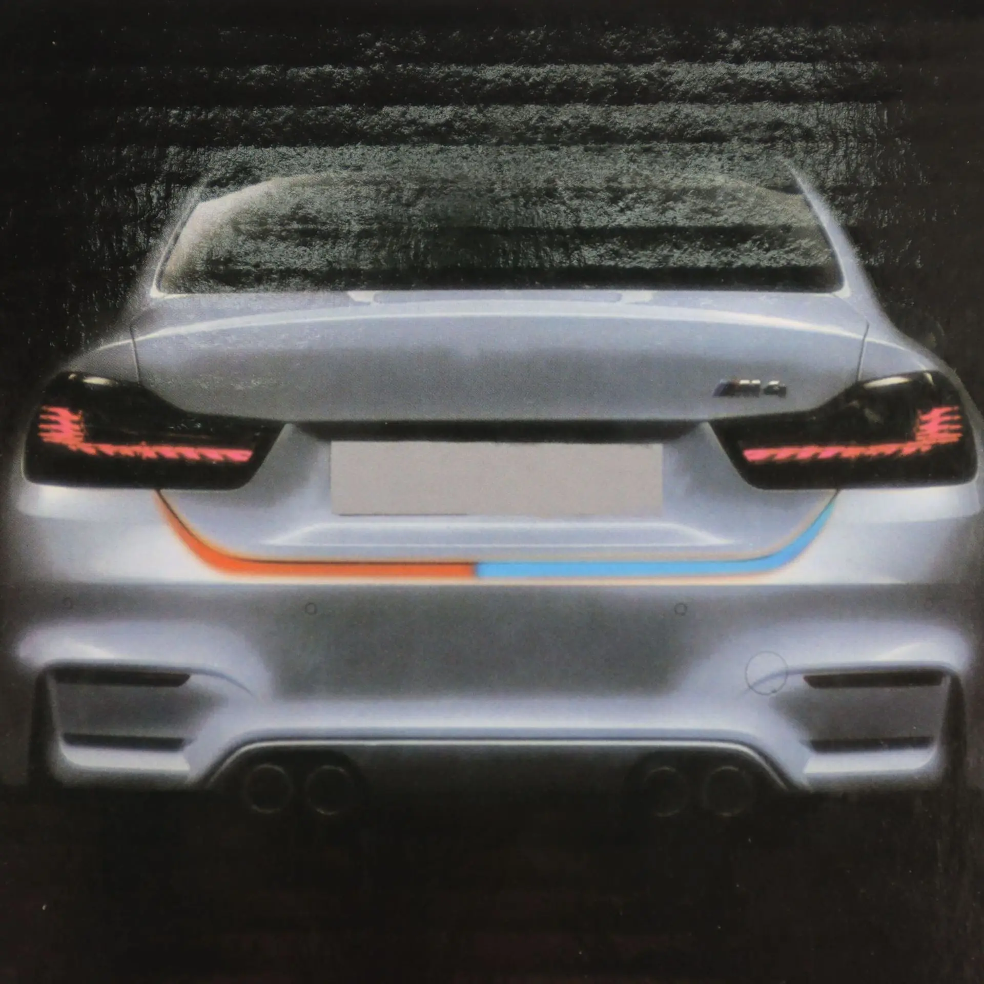 Светодиодная лампа-вспышка красная/синяя для аварийной сигнализации