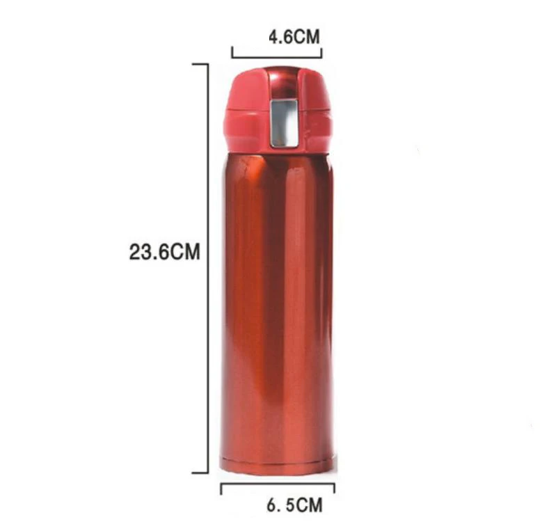 480 мл бутылка для напитков термос с отскоком крышка из нержавеющей стали 304