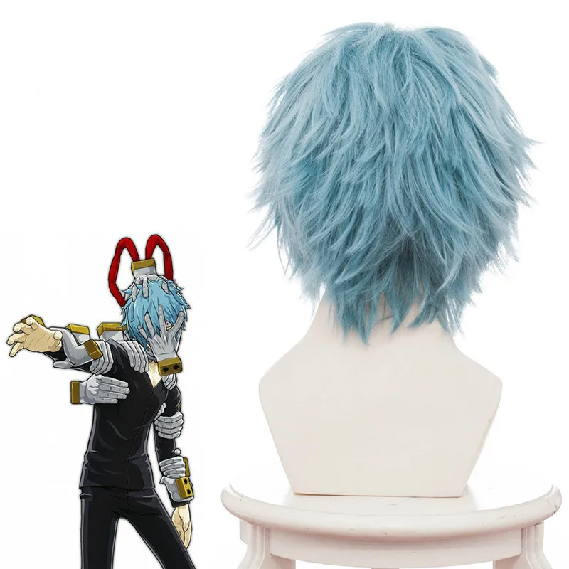 Boku No My Hero academic Tomura Shigaraki Синие Многослойные термостойкие синтетические волосы для