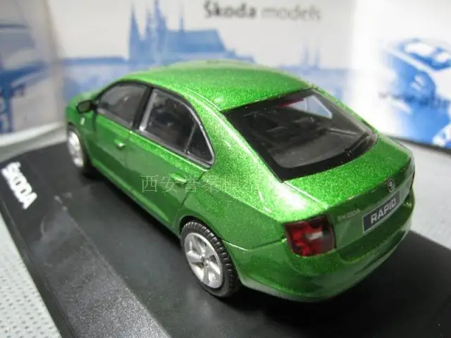 ABREX 1/43 масштаб SKODA RAPLD литой металлический автомобиль модель игрушки для коллекции, подарок, дети