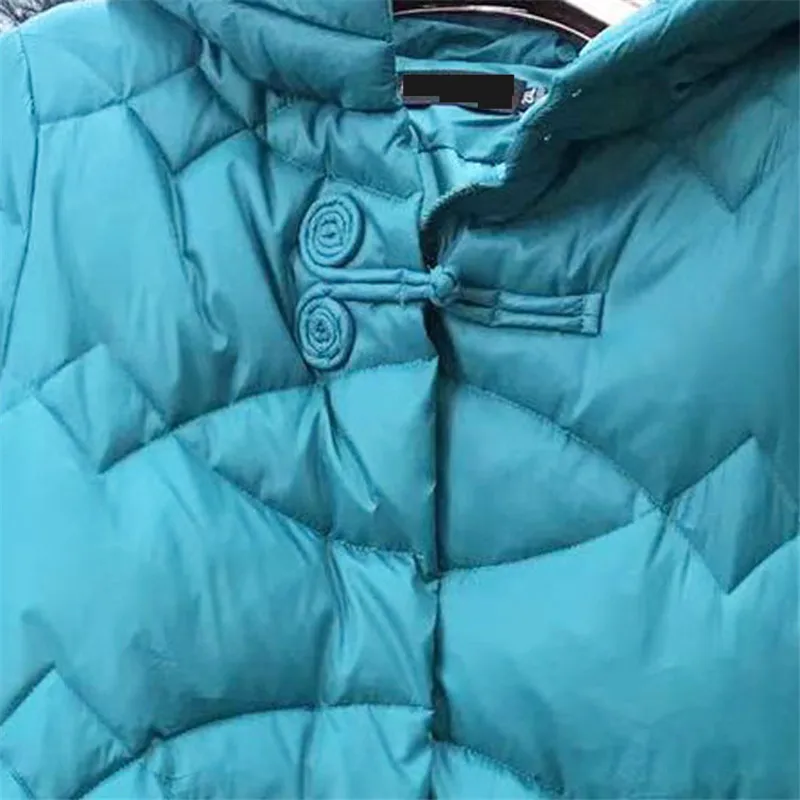 

2021 Winter Coat New Women Windproof Jacket Chinese Warm Cotton Coats X-Long Hooded Padded Female High Quality Outwear W70032
