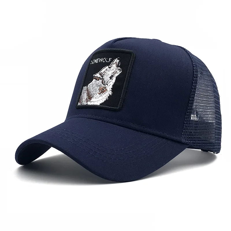 

Men Cotton Soft Top Embroidered Animal Baseball Cap Patch Cloth Women Outdoor Sun Visor Cap Snapback Net Hats Casquette Hip Hop