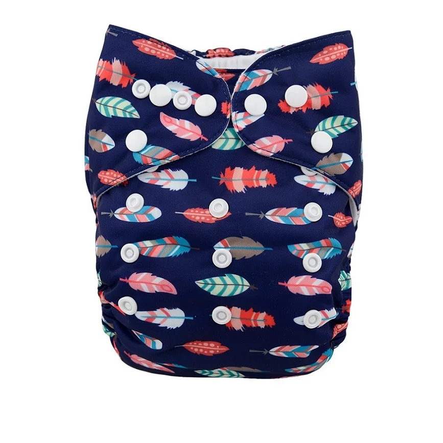 U pick Alvababy многоразовая полотняная пеленка моющаяся карманная ткань подгузник С 1 шт. вставка из микрофибры - Цвет: H030