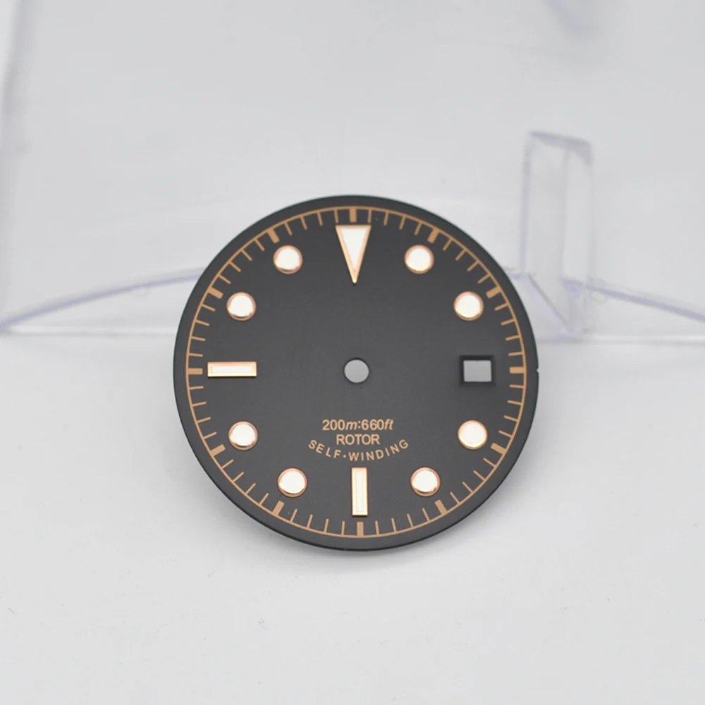 Детали для часов 30 4 мм светящийся циферблат розовое золото отметки унитаза ETA 2836