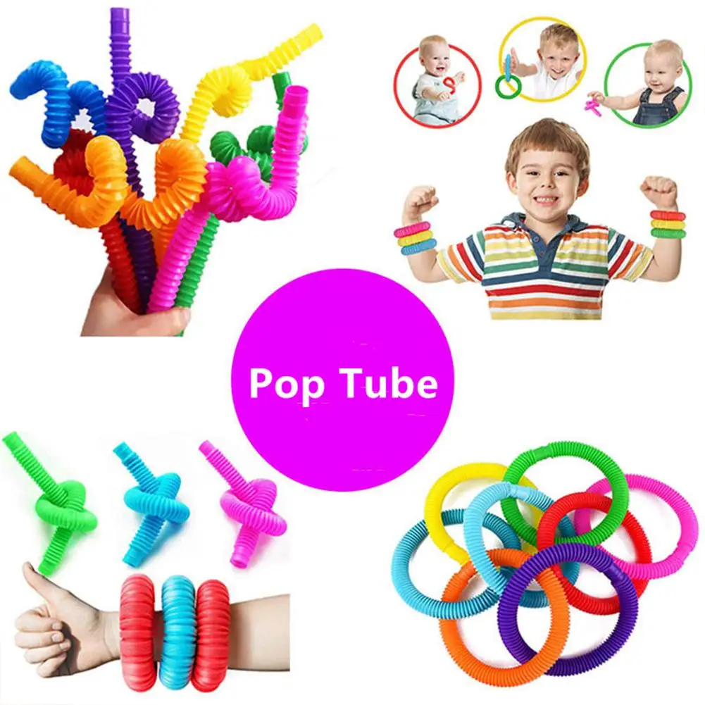 

Toy Vent Decompression Toy Colored Telescopic Tube Funny Water Pipe For Relieve Stress Birthday Christmas Gift For Girls Boys