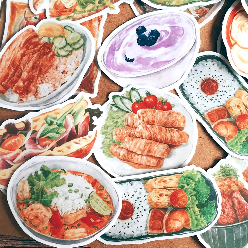 22 шт./компл. дезинфицирующее средство для рук вкусные Еда жизнь Стикеры DIY ремесло