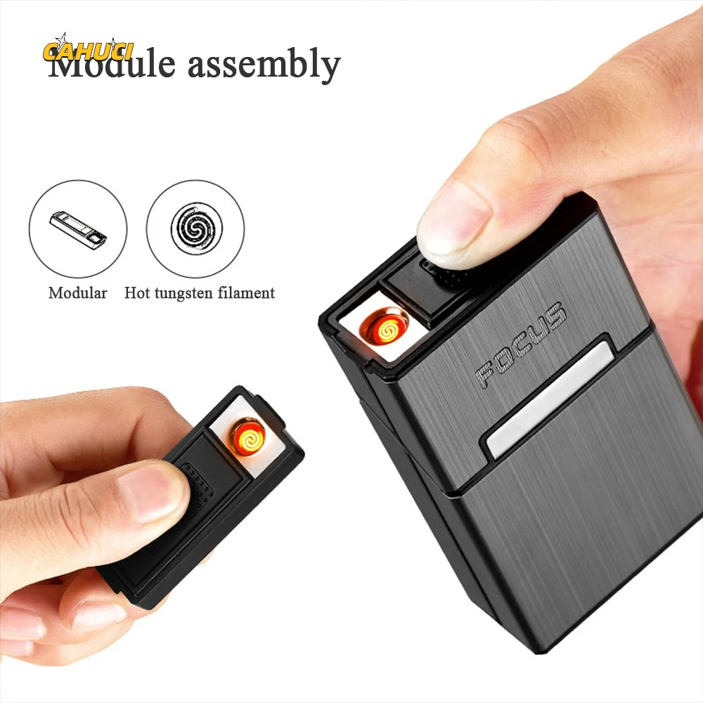 Металлическая Автоматическая сигаретная коробка с катушкой 20 шт. | Дом и сад