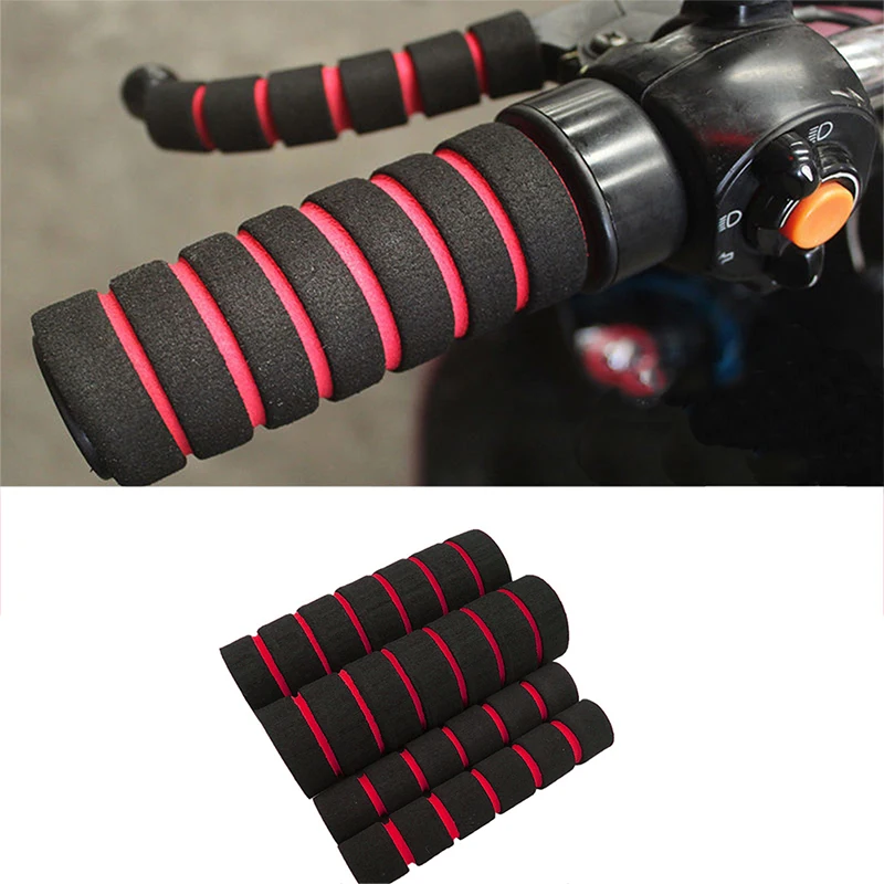 

1 пара нескользящих мягких поролоновых накладок на руль велосипеда или мотоцикла