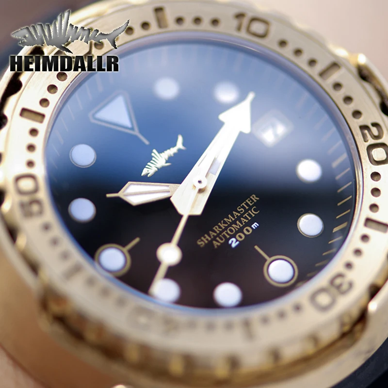 

[Official Monopoly]Heimdallr Men's Bronze Dive Watch Automatic Mechanical Tuna Sapphire Crystal Luminous Retro Water Resistance