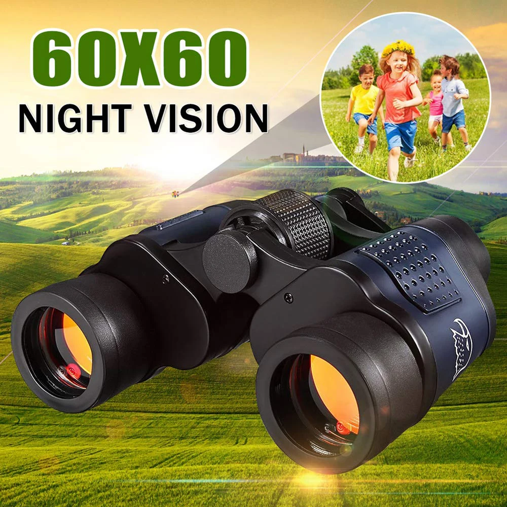 

Telescope 60X60 Powerful Binoculars Hd 10000M High Magnification For Outdoor Hunting Optical Scopes Lll Night Vision Fixed Zoom