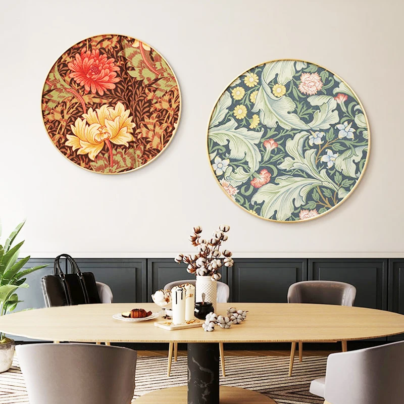 

Nordic Flowers Canvas Paintings Wall Art Plant Poster Rose Leaf Fructification Pictures Modern Classical Decorative Paintings