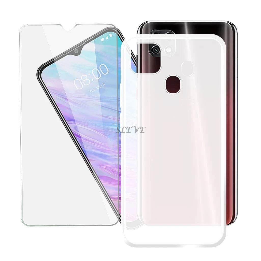 Для ZTE Blade 20 Smart 2019 V1050 Крышка + защита экрана Защитная пленка из закаленного стекла