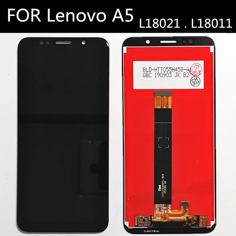 

5.45 inch LCD For Lenovo A5 L18021, L18081, L18011 LCD Display Touch Screen Digitizer Assembly