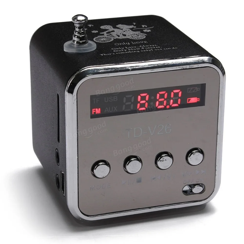 Мини-портативный FM-радиоприемник с ЖК-дисплеем | Электроника