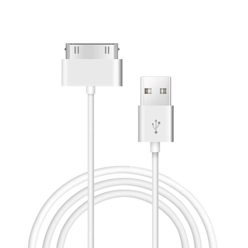 Для iPhone Зарядное устройство 30 Pin USB кабель для передачи данных синхронизации 4/4S iPad