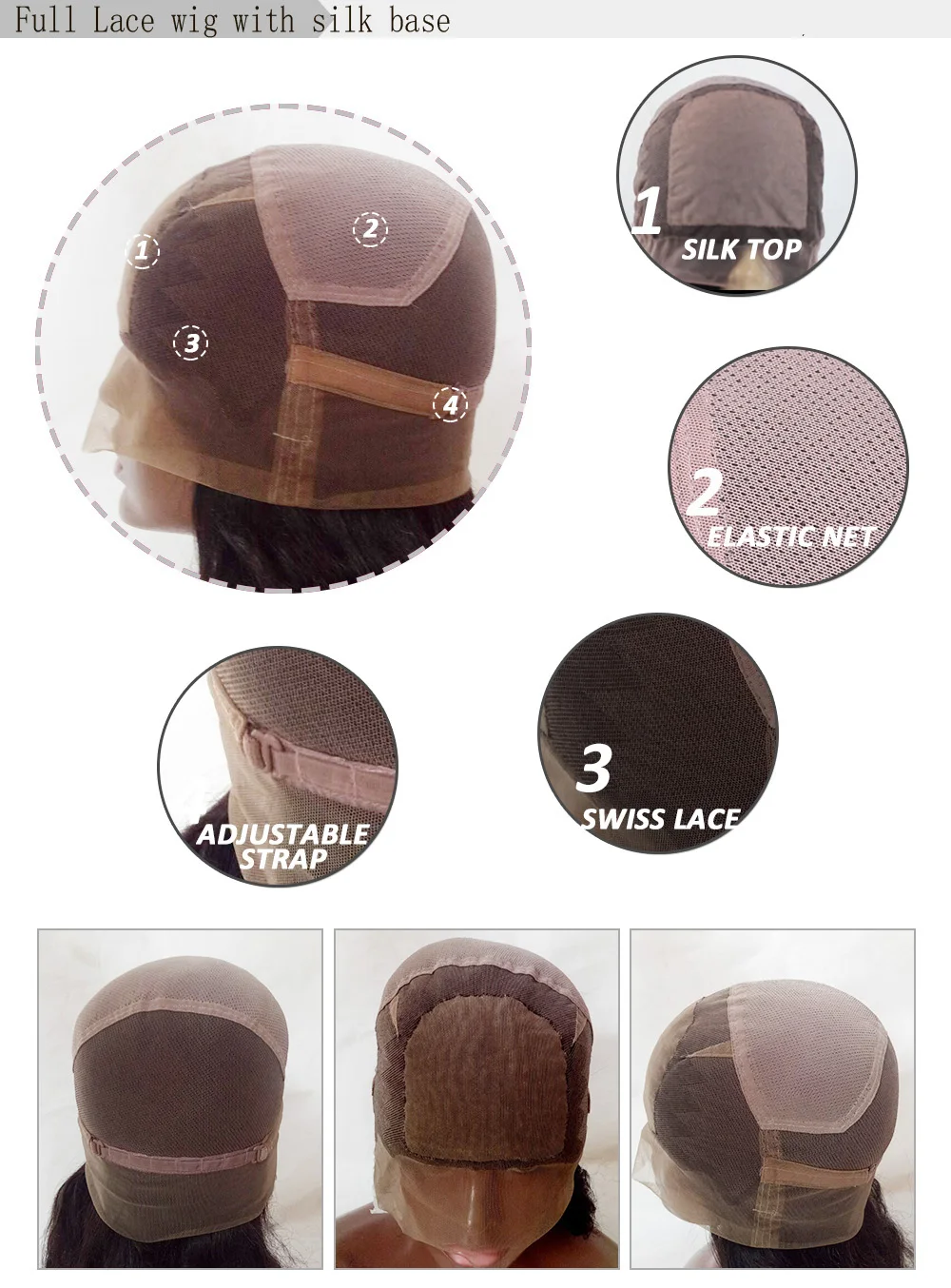 Черный 13x4 парик из человеческих волос с фронтальным кружевом длинная волна воды