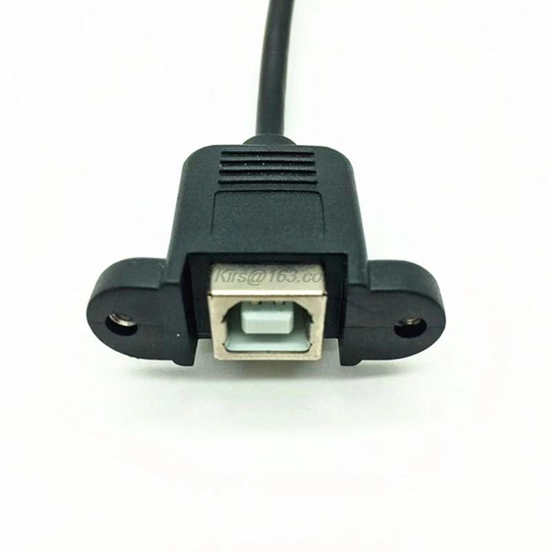 30/50 см Micro USB папа к USB2.0 B Тип Женский адаптер кабель панель крепление