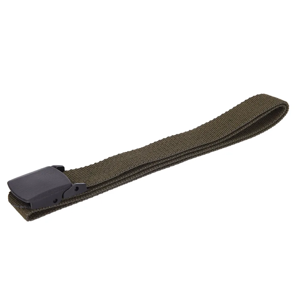 

Men Belts Canvas Waist Belt Casual Anti Allergy Plastic Buckle Belt Waistband Tactical Adjustable Outdoor Belt