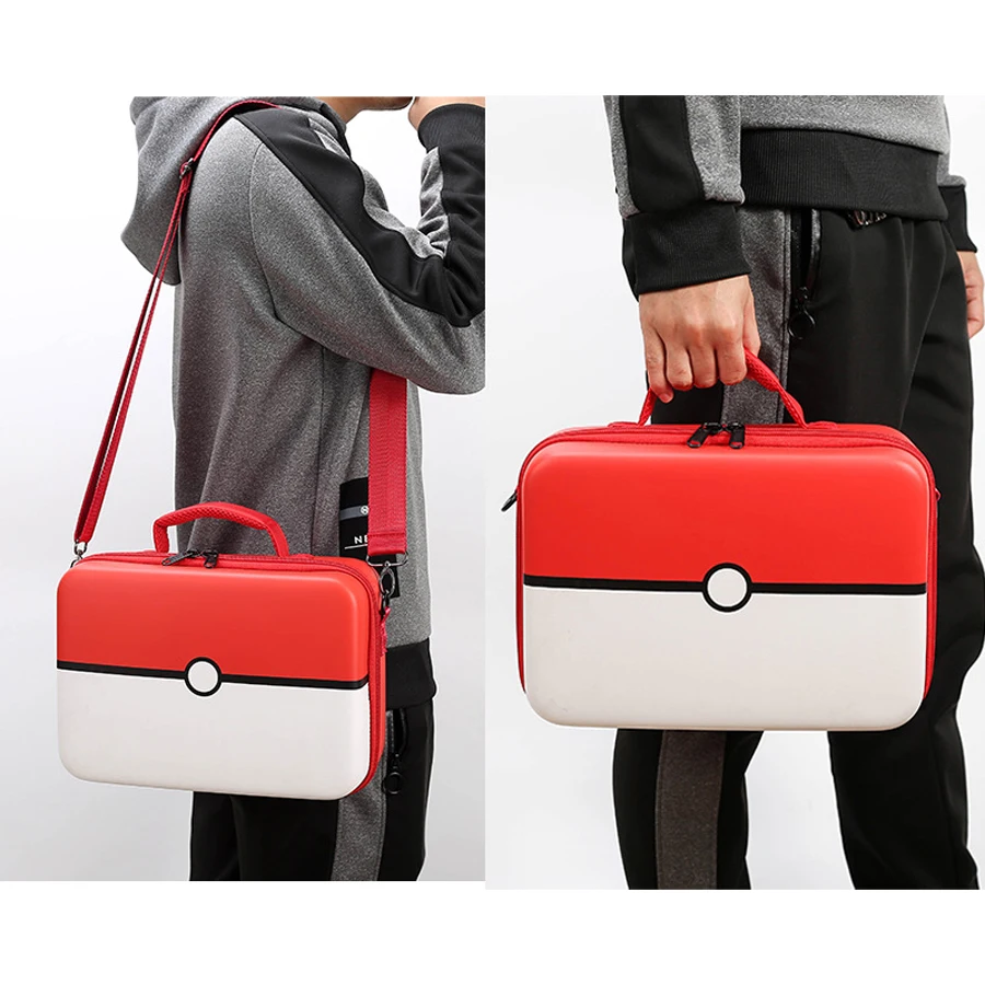 2019 Nintend Switch Pokeball Pattern Portable Big Bag Carrying Game Accessories Storage Case for Nitendo Nintendoswitch | Электроника