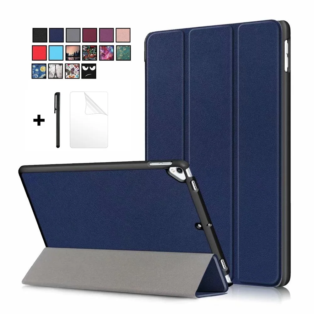 Чехол книжка из искусственной кожи для iPad 7 поколения A2198 A2123 10 2 дюйма 2019|Чехлы