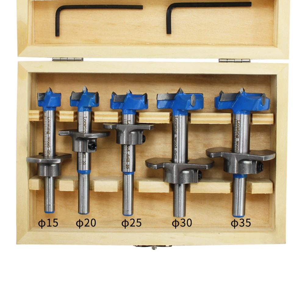 Сверло для сверления отверстий по дереву сверло 15/20/25/30/35 мм 5 шт./набор |