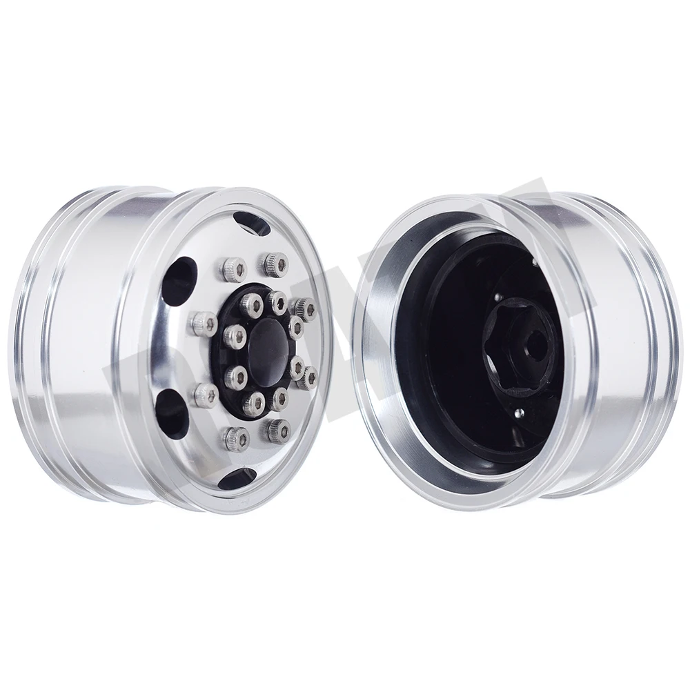 2 шт. высокое качество CNC металлический сплав передний задний обод ступицы колеса