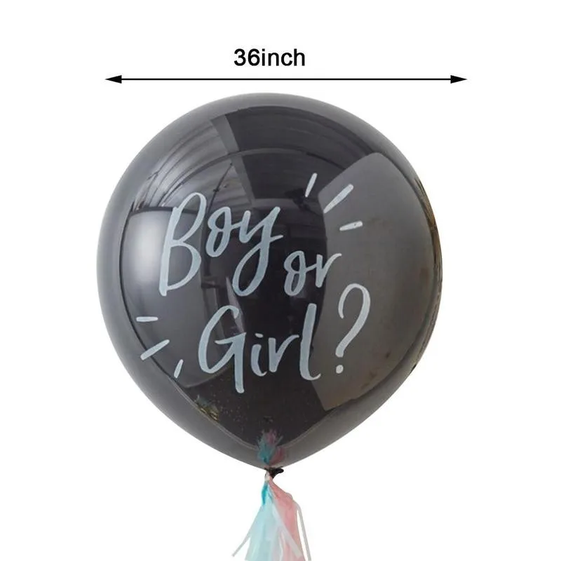 36 дюймов Круглая Пол раскрыть кисточкой воздушный шар &quotКонфетти&quot для