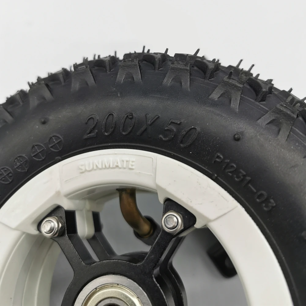 2 шт. 8 дюймов пневматические шины черный цвет Электрический маунтинборд