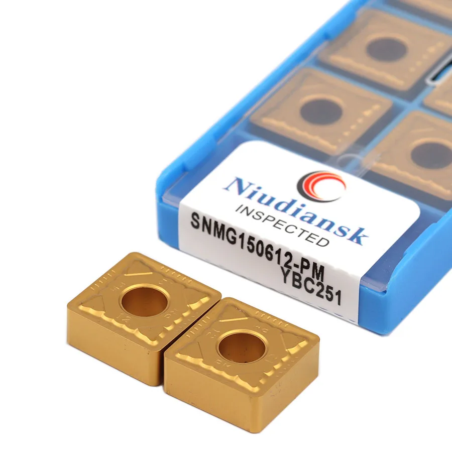 

SNMG150608 SNMG150612 PM DM YBC251 YBC252 Cutting Insert CNC Lathe Tools Machine Cutter External Turning Carbide Blade,For Steel