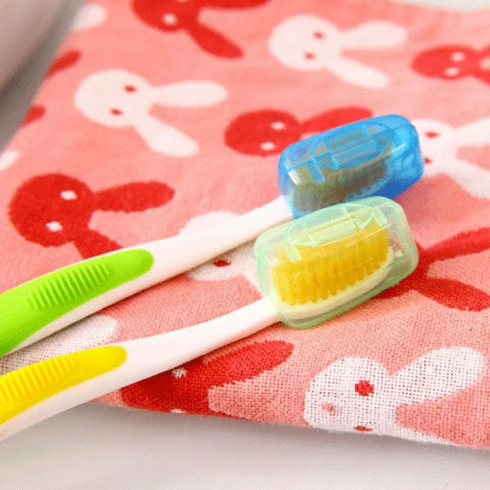 

5pcs Toothbrush Heads Cover PP Plastic Protective Cap Prevent Bacteria Portable For Outdoor Travel Home Brush Head Anti-dust