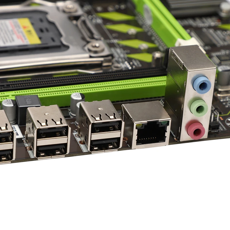 Материнская плата X79 Lga 2011 4xDdr3 двухканальный 64 Гб памяти Sata 3 0 Pci E 8Usb для