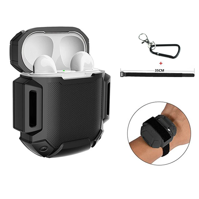 Для Apple Airpods зарядная коробка силиконовый bluetooth наушники чехол Беспроводная сумка