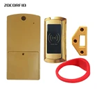 Умный дверной замок, электронный RFID-замок 125 кгц для шкафов, сауны, офиса, дома, бассейна, 1 браслет